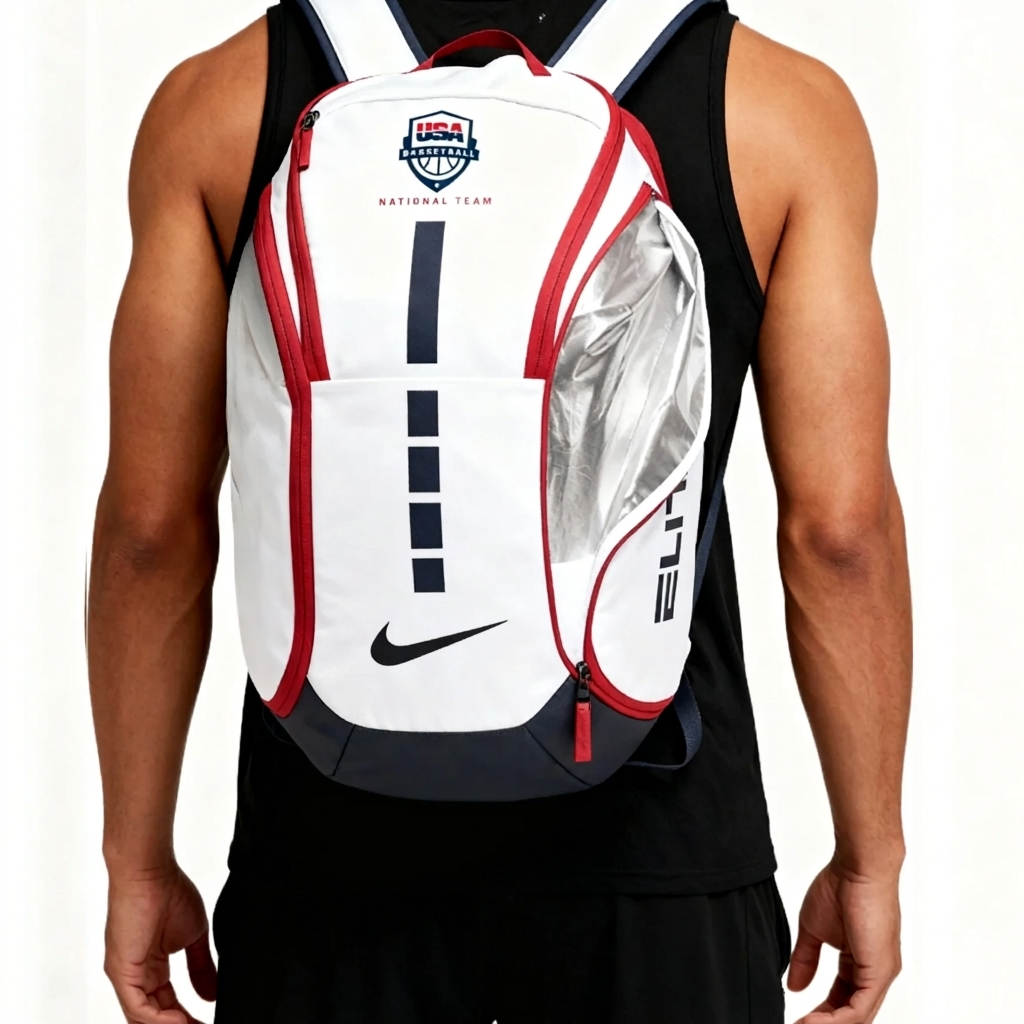 Elite Backpack Team USA White