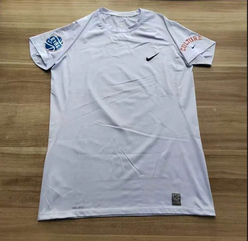 EYBL Compression T-Shirt White "Culture"