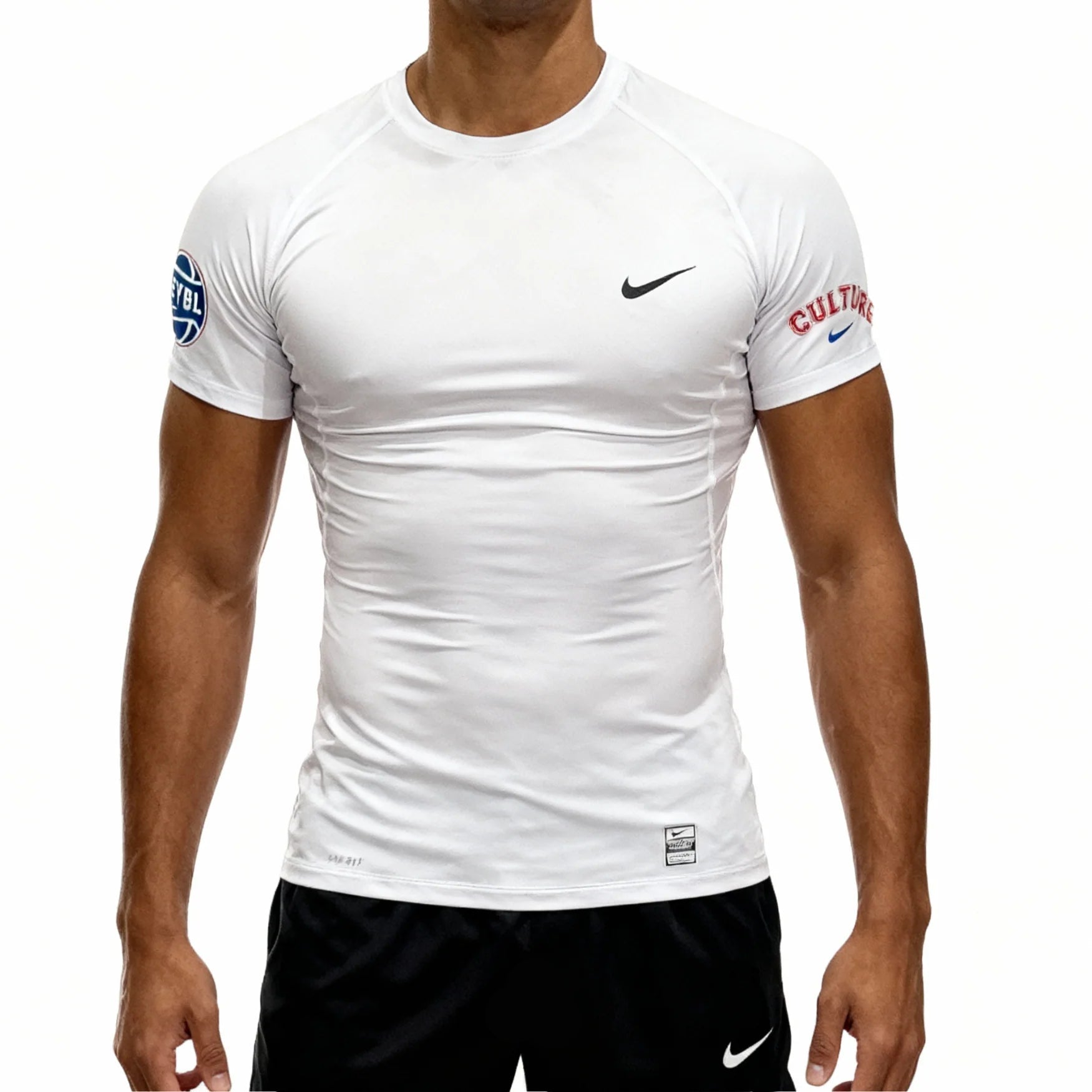 EYBL Compression T-Shirt White "Culture"