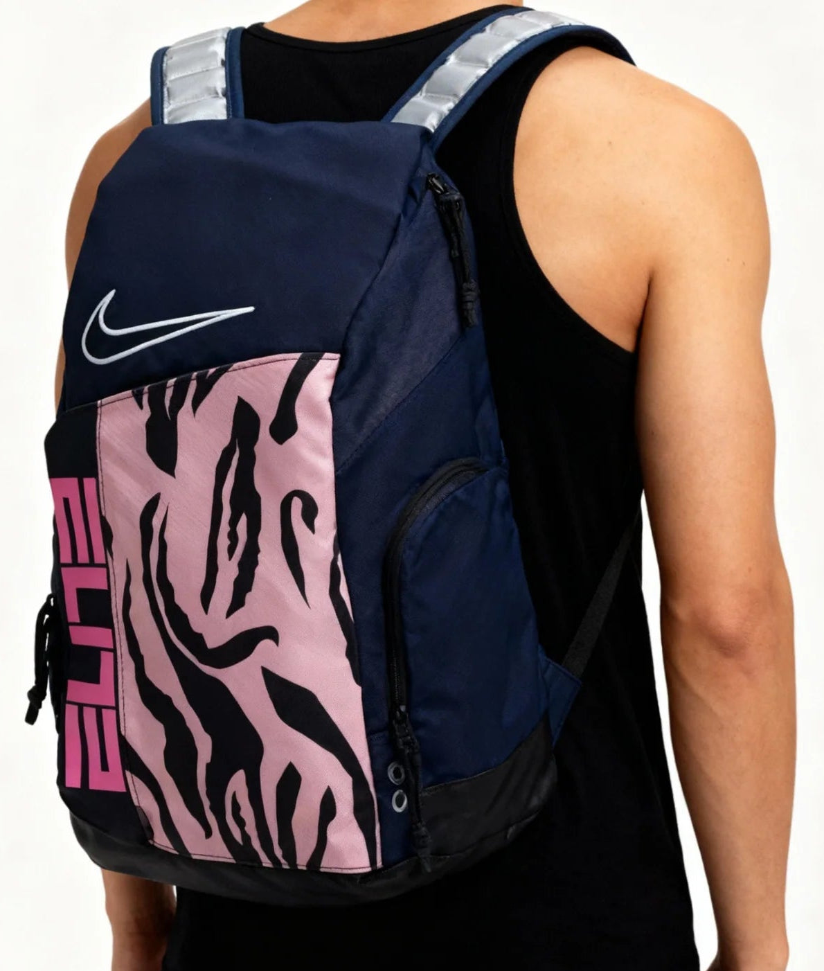 Elite Backpack Navy Pink